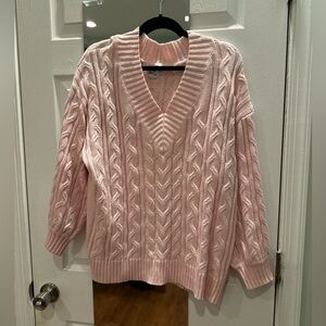 Princess Polly Moldova Knit Sweater Pink size small/medium